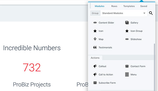 Módulos de conteúdo no Beaver Builder