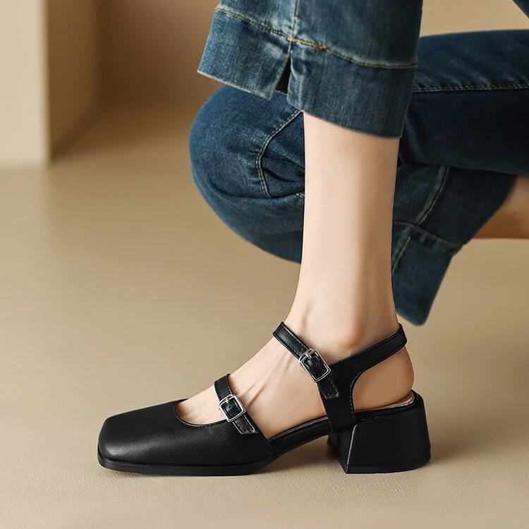 Low Heel Baotou Sandalen voor Dames Comfortabele en Stijlvolle Zomerschoenen Veelzijdig Design Perfect voor Dagelijks Gebruik en Evenementen.