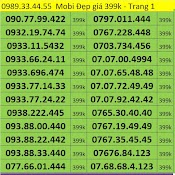 Sim Số Đẹp Mobifone Giá Rẻ - Sim Phong Thủy Nhất Lộc Phát 168