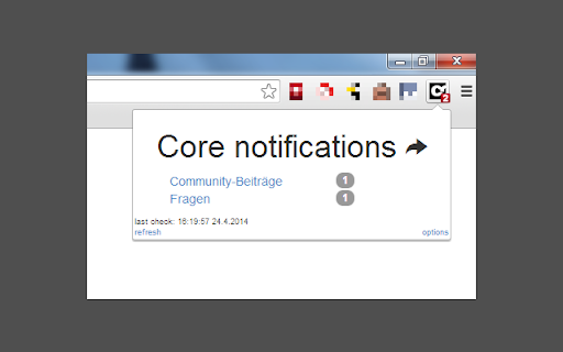 Core notifier