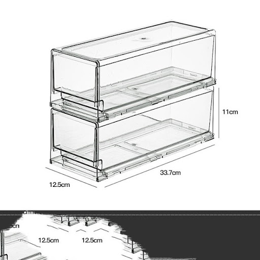 Title 1, Refrigerator Side Door Storage Box Maximize you...