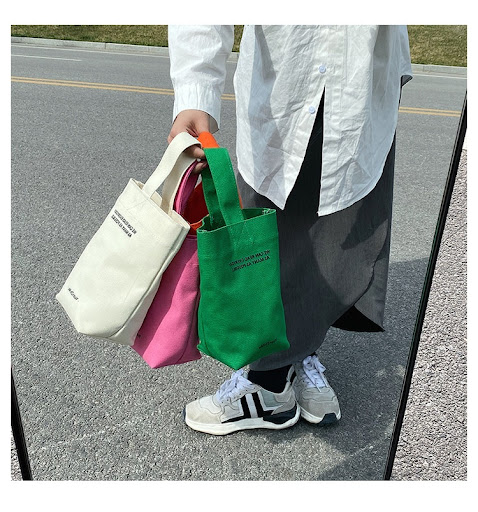 Title 18, Solid Color Canvas Lunch Bag perfect for work, ...