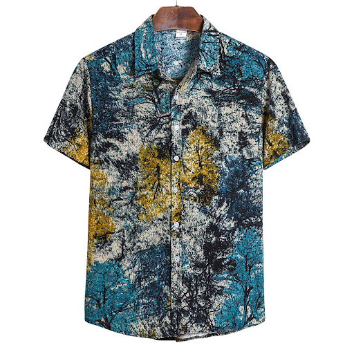 Title 8, New Large Size MenS Short-Sleeved Shirts Fashi...