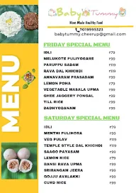 Baby Tummy menu 3