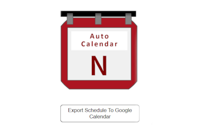 Auto Calendar for NEU Banner chrome extension