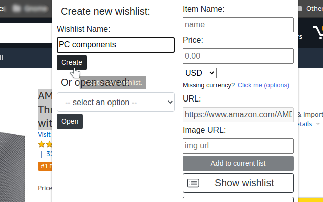 SimpleWishlist Preview image 2