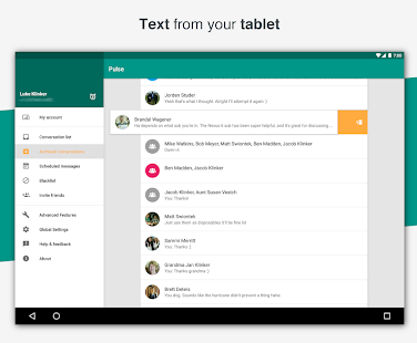 Pulse (SMS/Tablet Messenger)