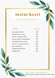 Matki Baati menu 8