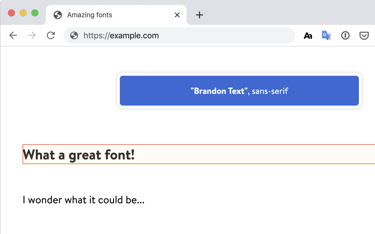 Detect Font Preview image 0