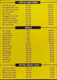 Banglore Iyangars Bakery And Cake Shop menu 2