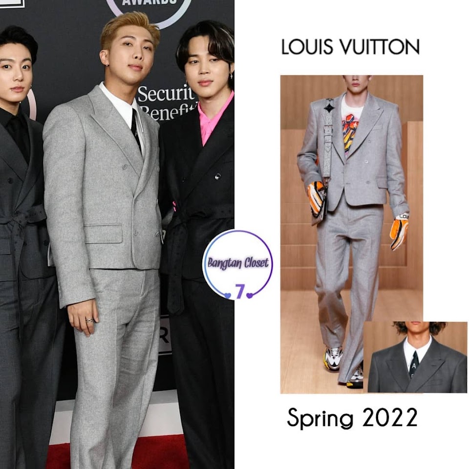 BTS cuts a dapper figure in Louis Vuitton at the 'American Music Awards