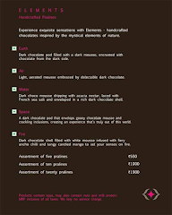 Fabelle Chocolate Boutique - Itc Gardenia menu 8