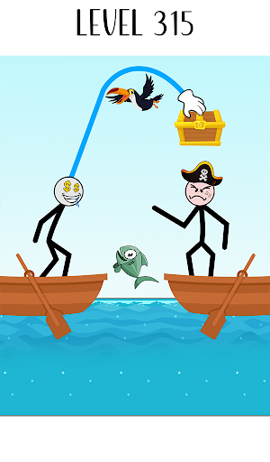 Screenshot Robber Puzzle Stickman Game