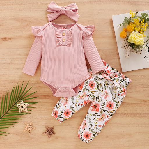 Title 7, Pit Strip Long Sleeve Bodysuit Print Pants Set ...
