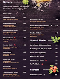 Sizzle'L Kitchen menu 1