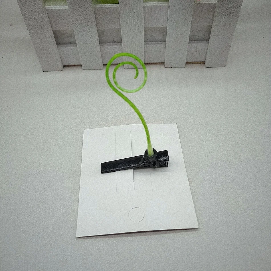 Sevimli Plastik Çim Tokalar Komik Fasulye Filizi Anaokulu Hediyeleri İlkbahar Klipsi Şirin ve Eğlenceli Saç Aksesuarı
