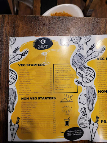 Ulluz menu 