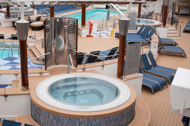 A whirlpool on the Pool Deck of Celebrity Infinity. 