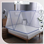 Mùng Chụp Tự Bung Người Lớn, Màn Gấp Gọn Chống Muỗi Thông Minh Kd Bedding Cao Cấp 1M 1M2 1M4 1M6 1M8 2M2