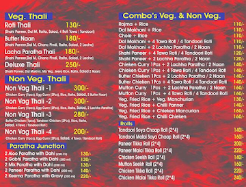 Desi Addict Restro menu 