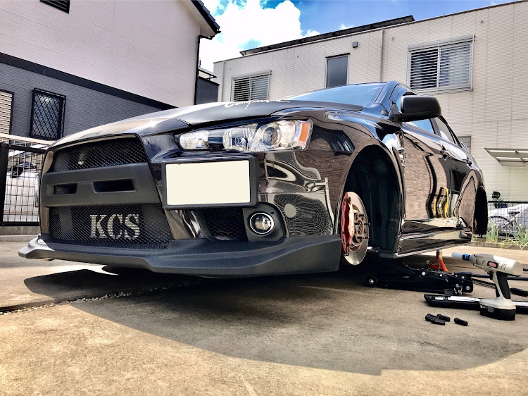 ランサーエボリューションのランサーエボリューションＸ・4B11・CZ4A・タイヤローテーション・内減りに関するカスタム事例の投稿画像1枚目