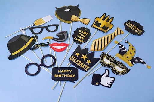 Photo Booth Props (18 pcs set)