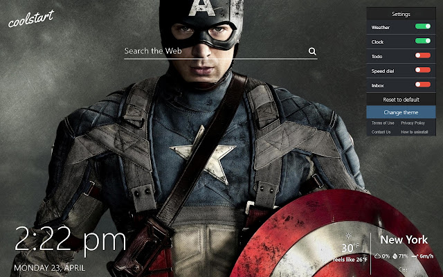 Captain America HD Wallpapers Marvel Theme