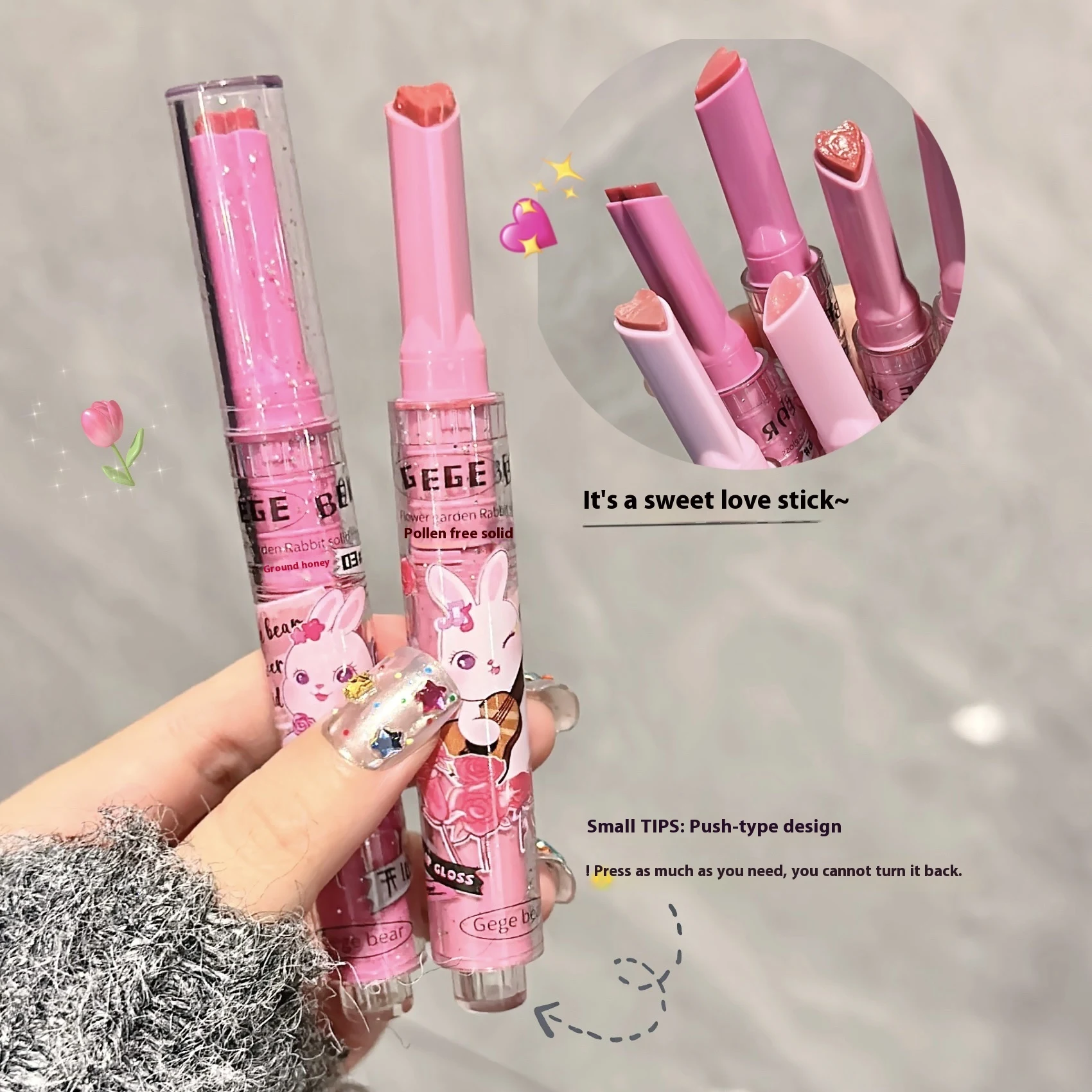 Title 12, Garten festerfreies Lipgloss mit Spiegeleffekt,...
