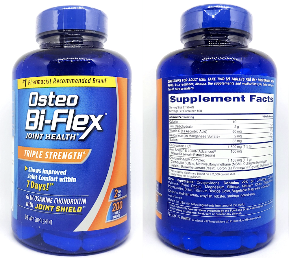 ức Năng Hỗ trợ xương khớp Osteo Bi-Flex của Mỹ 200 viên