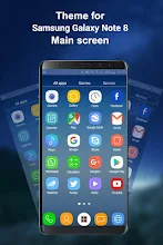 Theme And Launcher For Galaxy Note 8 Applications Sur