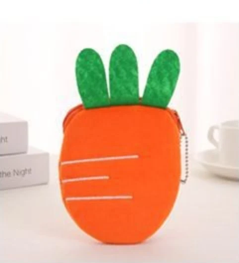 Korean Version Of The Watermelon Bag Orange Pineapple Fruit Cute Cartoon Plush Coin Purse