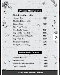 Uns By Clarks Inn Suites menu 3