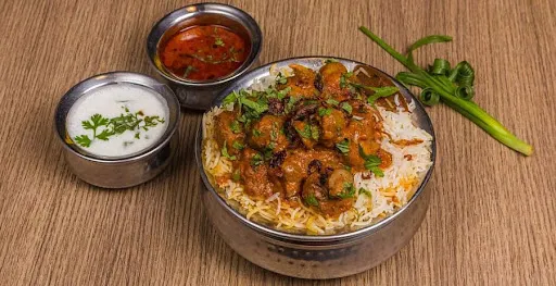 Tandoori Mushroom Biryani