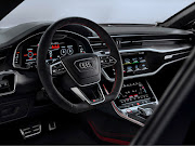 Cabin is awash with class-leading tech including model specific displays built into the Audi virtual cockpit. 