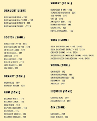 Hatch Malleshwaram menu 1