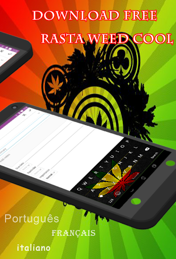 Rasta Weed Cool Keyboard