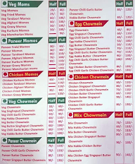 New Momos Junction menu 1