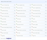 Sai Jush Corner menu 1