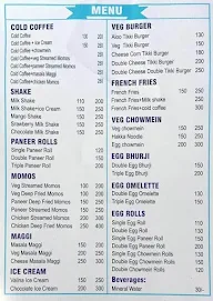 King Burger menu 1