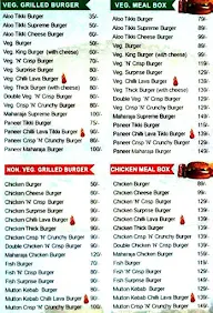 Burger Point menu 1