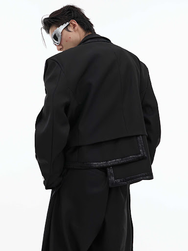 Title 7, Irregular Fake Two-piece Suit Jacket, designed ...