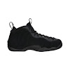 foamposite one black suede