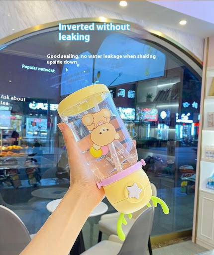 Title 13, Large Capacity Antlers Plastic Cup Cartoon Drin...