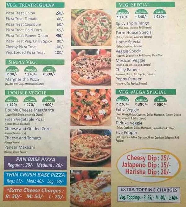 Kings Pizza menu 