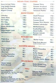 Nandi's, Gandhi Nagar menu 1