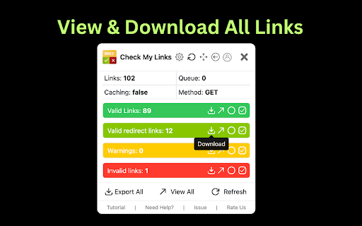 Check My Links Preview 3