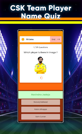 Screenshot CSK 2021 Mini games - Quiz Gam