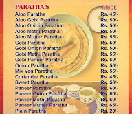 Pandit Ji Parathe Wale menu 2