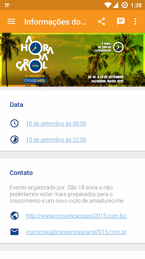 Convenção Óticas Carol 2015