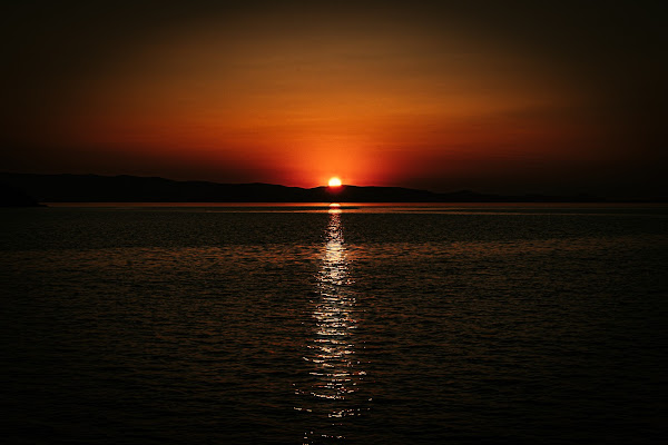 Naxos sunset di Fabrizio Lorenzetti